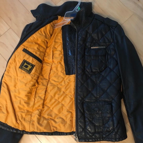 Superdry Ramona Leather Jacket Womens - Picture 5 of 6